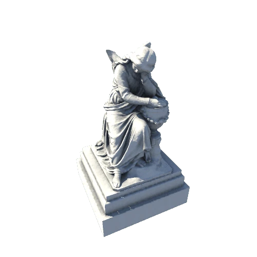 Cemetery Statue